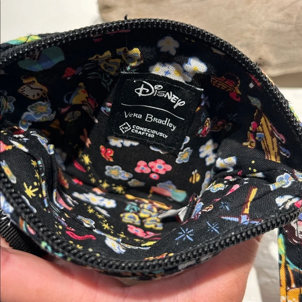 💛 Vera Bradley Disney 100 - Clip and Zip Mini Pouch - Classic Swirls - Picture 4 of 4